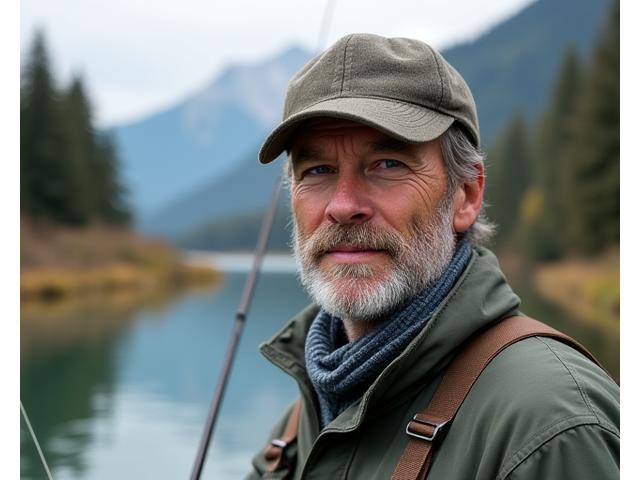 Porträt von Bruno Meier, Schweizer Angelmeister